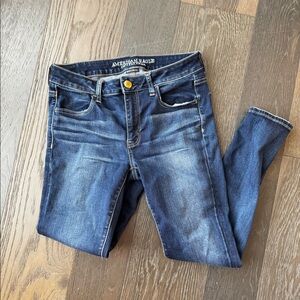 American Eagle Super Stretch Jeggings 8 short